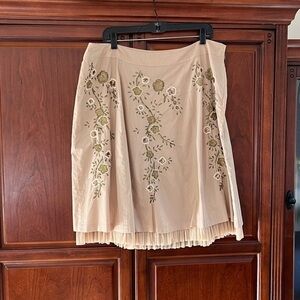 Talbots new embellished skirt